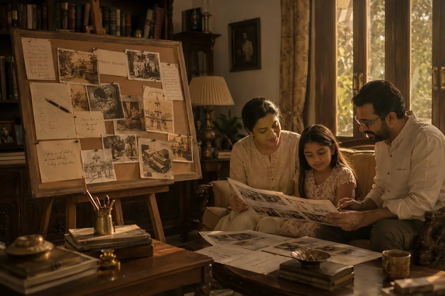 Creative presentation for a bespoke family legacy films